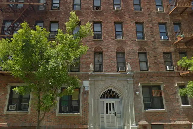 The apartment building where Garcia was fatally stabbed